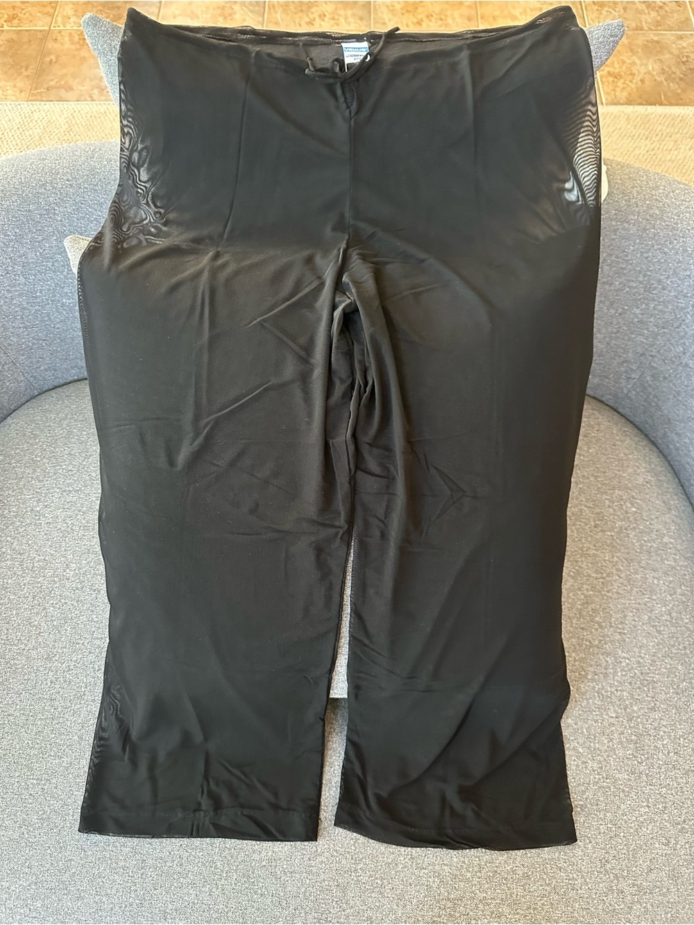 VENUS Black Bathing Suit Cover Pants